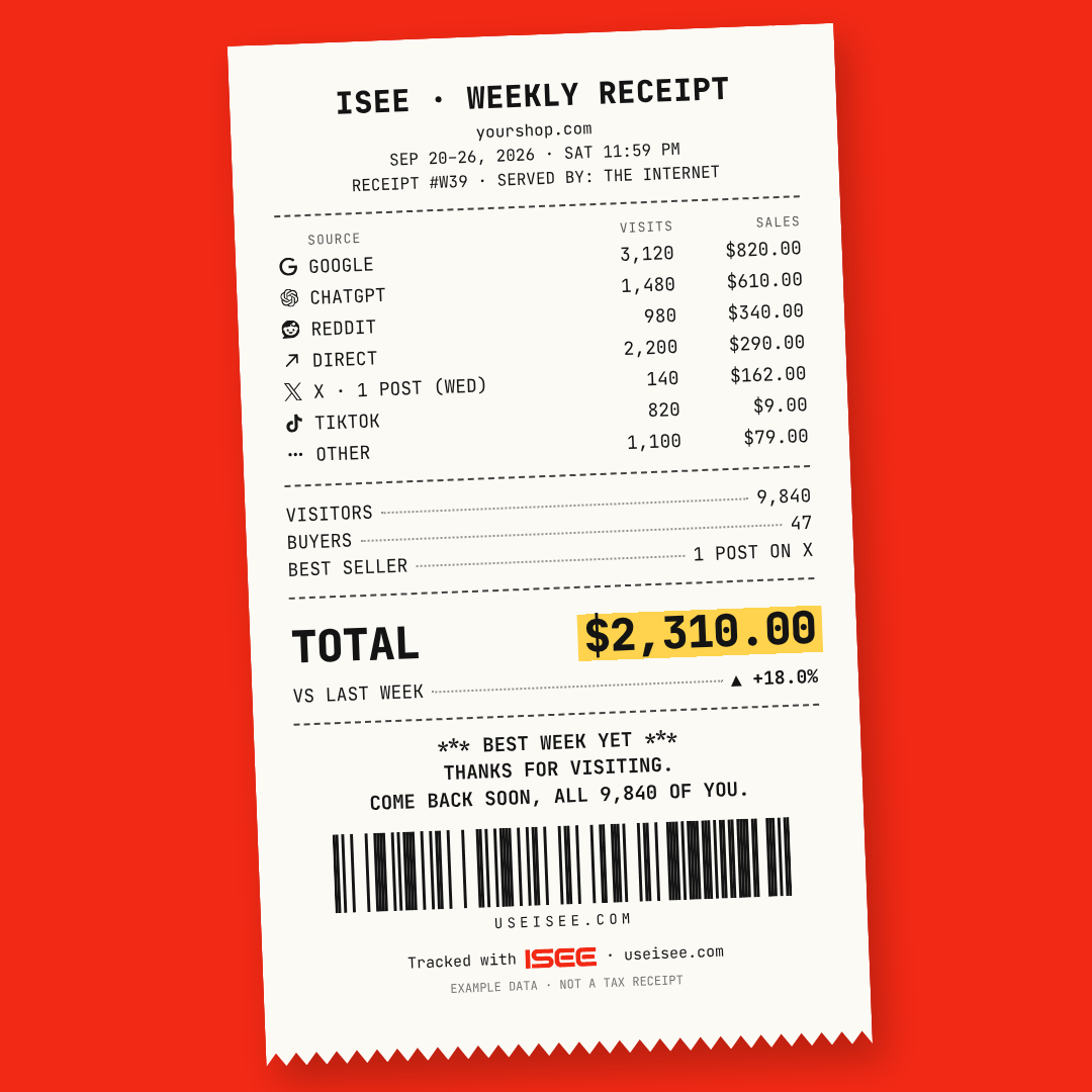 Receipt share card preview